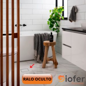 Ralo Invisível Sifonado Anti Cheiro